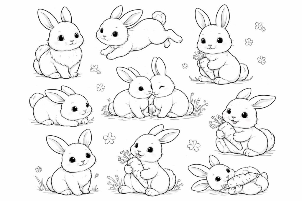 découvrez notre sélection de coloriages de lapins à imprimer gratuitement, avec des modèles variés adaptés à tous les âges et tous les goûts pour des moments créatifs en famille.