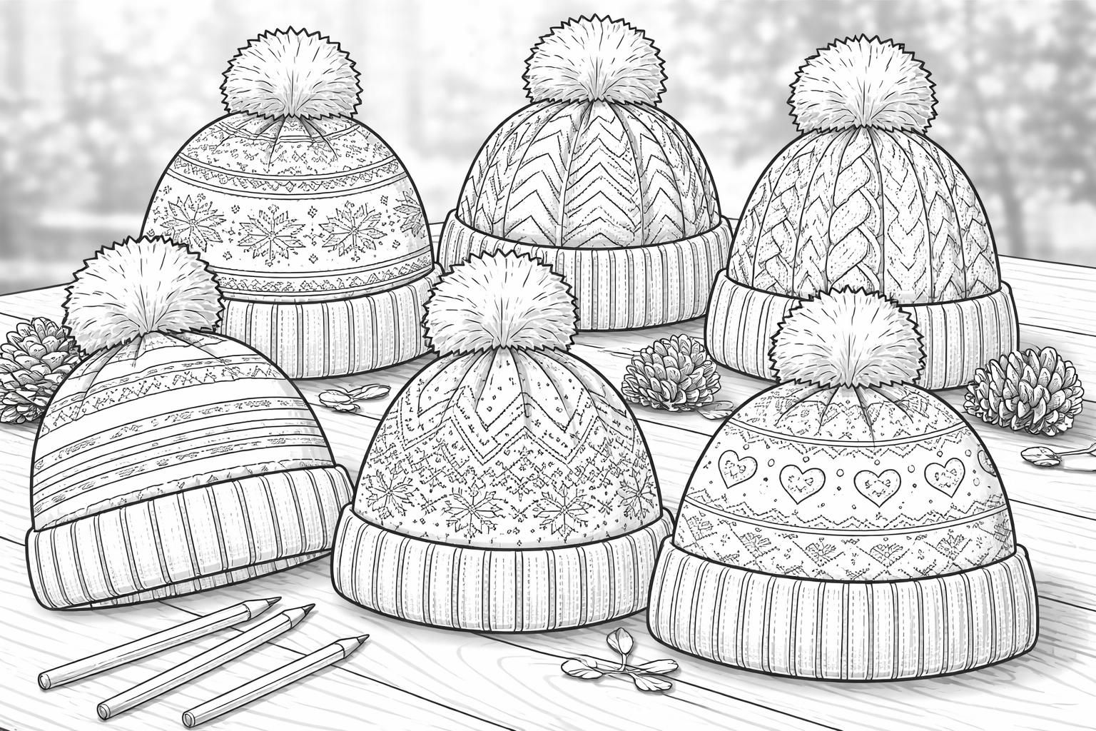 téléchargez gratuitement des modèles de coloriage d'un bonnet pour petits et grands. des dessins faciles à imprimer et à colorier pour s'amuser en toute liberté.