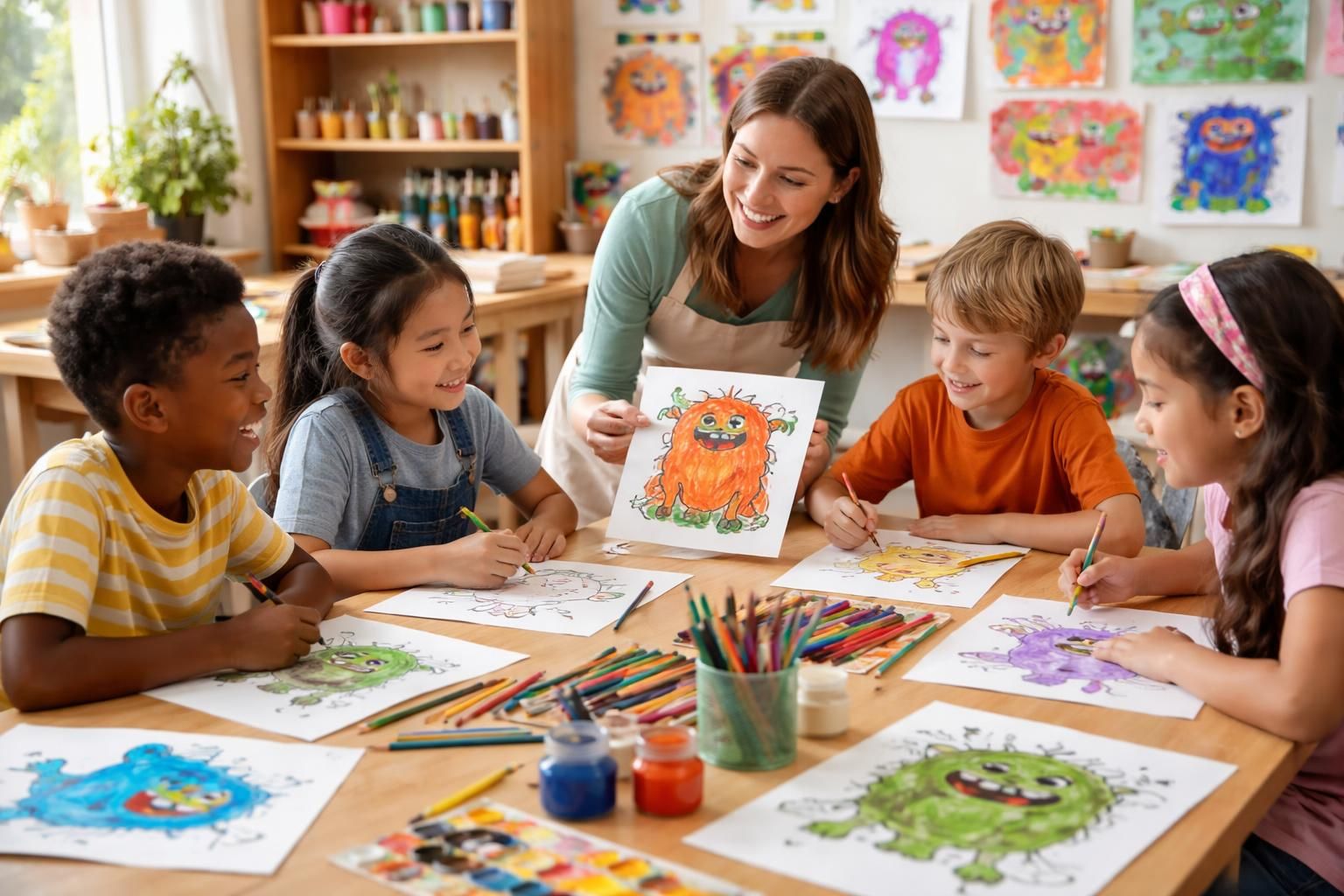 découvrez comment intégrer les monstres à colorier dans l'éducation artistique pour stimuler la créativité et l'imagination des élèves tout en développant leurs compétences artistiques.