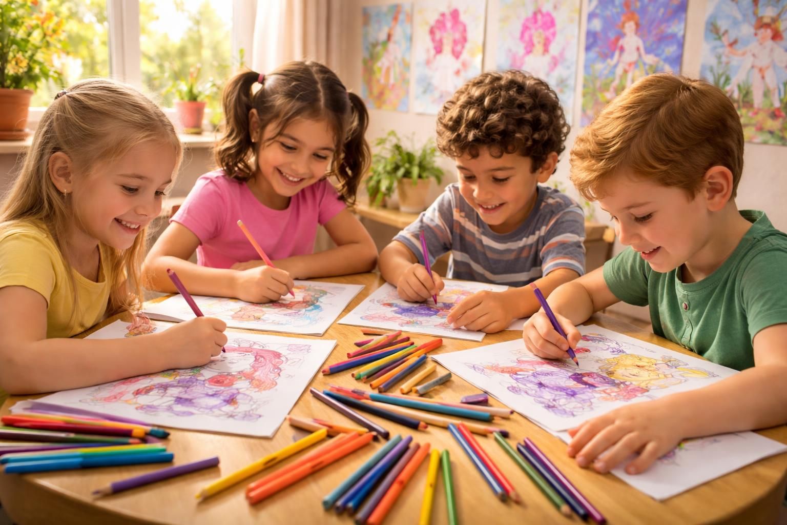 découvrez comment le coloriage de mia et moi encourage la créativité et stimule l'imagination des enfants à travers des activités ludiques et éducatives.