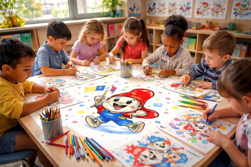 découvrez comment le coloriage de la mascotte de paris encourage l'imagination et stimule la créativité des enfants tout en s'amusant.