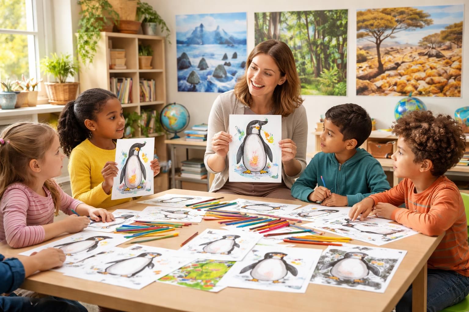 découvrez comment utiliser les coloriages de pingouins pour enseigner la biodiversité de manière ludique et éducative, en sensibilisant les enfants à la protection des espèces et à l'écosystème.