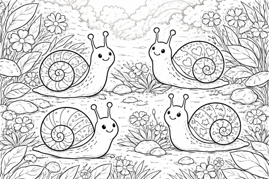 découvrez nos escargots à colorier, une activité ludique pour apprendre les couleurs tout en s'amusant. parfait pour les enfants curieux et créatifs !
