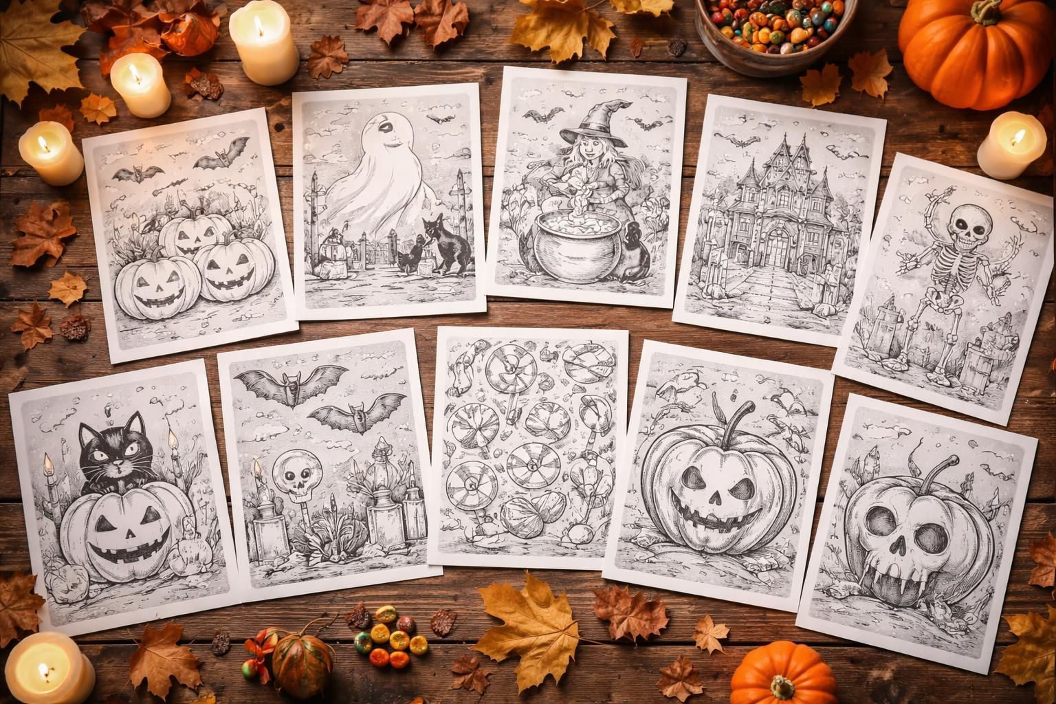 découvrez les 10 dessins à imprimer pour halloween qui éblouiront vos invités et apporteront une ambiance festive unique à votre soirée.