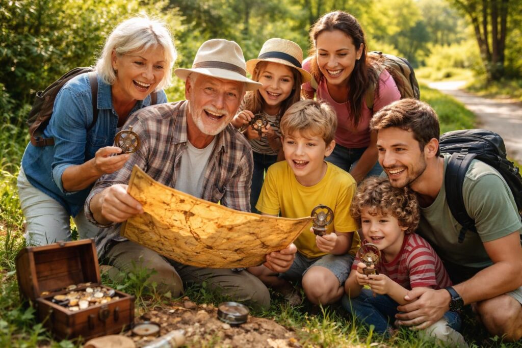 découvrez les secrets pour réussir une chasse aux trésors en famille et vivez des moments inoubliables de jeu et de complicité.
