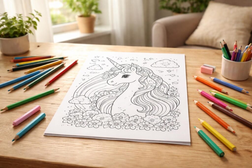 découvrez pourquoi le coloriage à imprimer d'une licorne est idéal pour se détendre, stimuler la créativité et profiter de moments de calme et de plaisir.